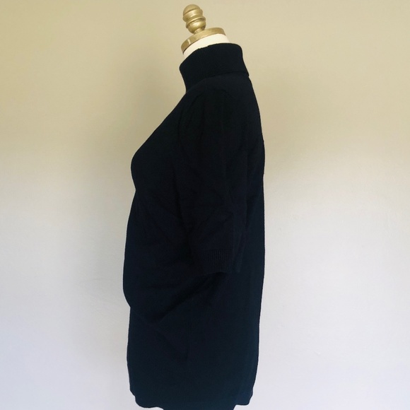 Lane Bryant Black Pullover Size 14 16 Short Sleeves - Picture 5 of 9